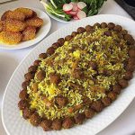كلم پلو شیرازی خوشمزه